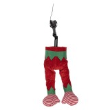 Cumpara ieftin Ornament brad Picioare Spiridus textil 15x10x39 cm