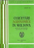 Cercetari agronomice Moldova, anul XXXI, vol. 1-2, editura 1998, 380 pagini, stare buna, factura fiscala
