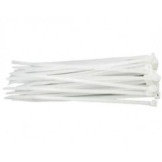 Coliere plastic 2.5x80mm 100buc alb Well