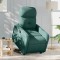 vidaXL Fotoliu rabatabil ridicare pe verticală, verde &icirc;nchis, textil 3206801