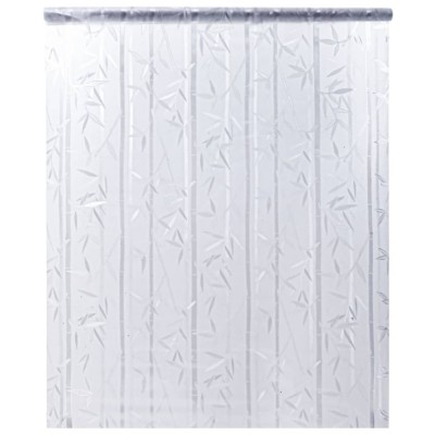 vidaXL Folie fereastră mată, model bambus, 90x500 cm, PVC foto