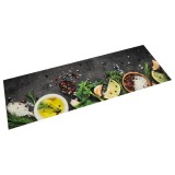 Covor de bucatarie lavabil Spices, 45x150 cm, catifea GartenMobel Dekor, vidaXL