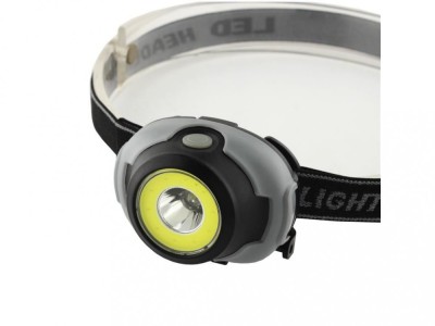 Lanterna frontala cu LED+COB 80+154lm AAA x3 Well TORCH-PITCH-WL foto