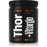 GymBeam Thor Fuel + Vitargo favorizează performanțele sportive cu cafeina aroma Lemon &amp; Lime 600 g