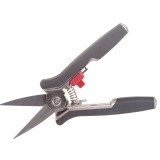 Foarfeca Vie Alungita Cu Arc Si Maner Soft-touch / 16mm
