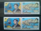 GRECIA 1992 EUROPA - 500 ani descoperirea Americii Serie 2 val+Serie din carnet, Nestampilat