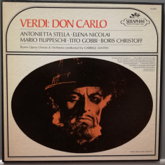 Verdi – Don Carlo – 3LP Box (1972/Seraphim/USA) - VINIL/NM+