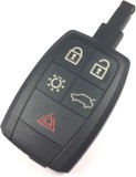 Carcasa Cheie Auto Techstar cu 5 Butoane, Compatibila Volvo C30, S40, V50, C70 &ndash; model keyless entry, tip card &ndash; fara cip, fara electronica