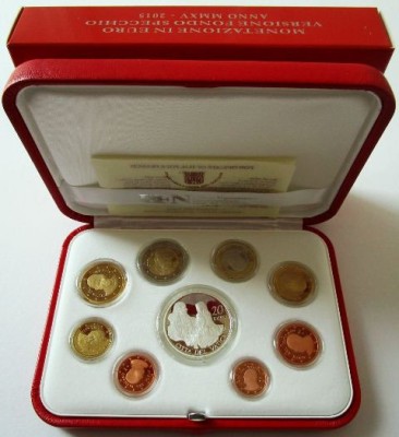 VATICAN 2015 -SET MONETARIE PROOF +20 EURO ARGINT &amp;quot;Pontificatul Papei Francisc&amp;quot;&amp;quot; foto