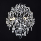 Candelabru Cristal CC9259/5CH, 5x E14, Diametru 40cm, Crom Lucios ModernLight Concept, Oem