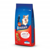 Brekkies Excel Mix, Vită, hrană uscată c&acirc;ini, 20kg, Advance