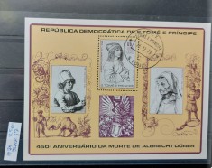 TS21 - Timbre serie S Tome e Principe - 1979 Albert Durer - colita