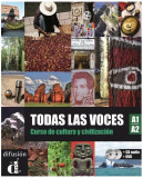 Todas las voces - Curso de cultura y civilizacion : Libro del alumno + DVD (A1-A2) - Paperback brosat - Alejandro S&aacute;enz, C&eacute;sar Chamorro, Matilde Mart,
