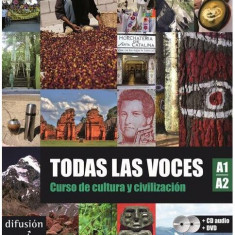 Todas las voces - Curso de cultura y civilizacion : Libro del alumno + DVD (A1-A2) - Paperback brosat - Alejandro Sáenz, César Chamorro, Matilde Mart,