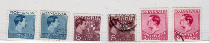 Romania 1938 Constitutia 2 serii