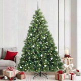Cumpara ieftin Brad de Crăciun artificial cu 300 LED Verde 240 cm PE și PVC