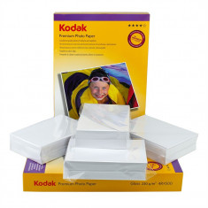 Pachet 500 coli hartie foto kodak premium glossy, 10x15 cm, 230 g