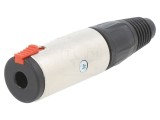 Conector Jack 1/4 Neutrik NJ3FC6 3 Poli pentru Cablu