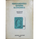 Gheorghe Popescu &ndash; Fundamentele g&acirc;ndirii economice (1993)