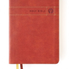 Niv, Men's Devotional Bible, Leathersoft, Brown, Comfort Print