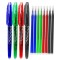 Set 4 Pix cu Radiera 0,7mm si 8 Rezerve, Roller multicolor