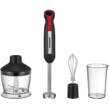 Mixer vertical Heinner HHB-DC1200BKRD, 1200 W, Functie Turbo, Motor DC, Negru/Rosu