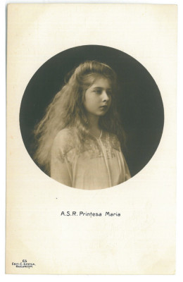 -3199 - Princess MARIA, Regale, Royalty, Romania - old postcard - unused foto