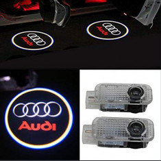 Proiectoare logo AUDI portiera / Holograma / Emblema luminoasa led