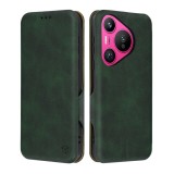 Husa 360&Atilde;&sbquo;&Acirc;&deg; Huawei Pura 70 Techsuit Safe Wallet Plus, verde