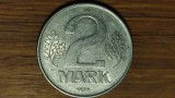 RDG DDR Germania republica democrata - moneda de colectie - 2 mark 1975 - superba!