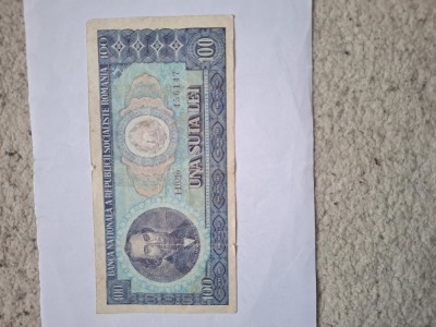 100 lei 1966 foto