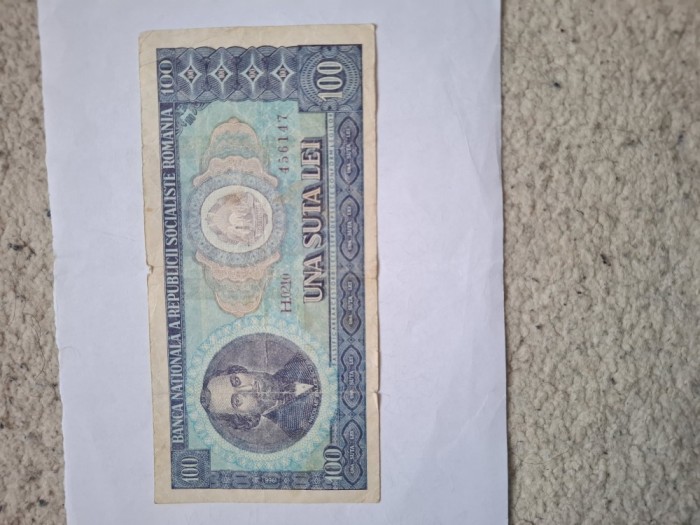 100 lei 1966