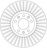 Disc frana fata TRW DF6419