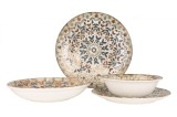 Rinart Set de vesela (Medium) - Aztec - 24 bucăți - 6 persoane - Porţelan