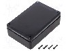 Carcasa ABS, 80mmx120mmx36mm, MASZCZYK - KM-76BKTRS