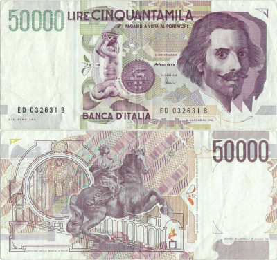 1997 , 50,000 lire ( P-116c.1 ) - Italia foto