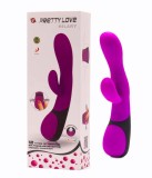 Vibrator Rabbit Hilary, Violet, 21 cm, Pretty Love