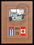 Coliță filatelică Cuba CAPEX '78 &ndash; Expoziție Filatelică Internațională, Artă G.H. Russell, ștampilată CTO