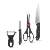Set de cuțite de bucătărie - cu decojitor, foarfecă