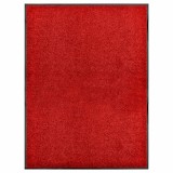 Cumpara ieftin Covoras de usa lavabil, rosu, 90 x 120 cm