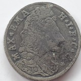 Moneda Argint Germania Bavaria 30 Kreuzer 1719 Maximilian II - Numismatica