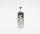 Cumpara ieftin Pandantiv Cruce Geometrica Argint 925 Aurit, 2.2 cm, 2.1g, Femei, Atcom