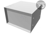 Carcasă din oțel cu panou 152x152x102 mm