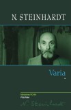 Varia (I) - Hardcover - Nicolae Steinhardt - Polirom
