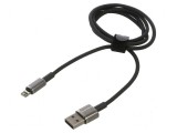 Cablu USB 2.0 Apple Lightning - 1m, Baseus