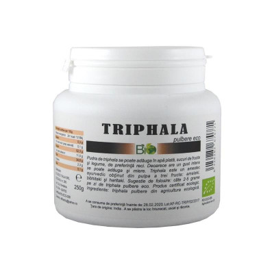 Pulbere Triphala Bio 250 grame Deco Italia foto