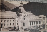 Carte Postala Cazinoul Sinaia, 1920, Circulata, Alb-Negru, 14x9 cm - Colectie