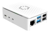 Cumpara ieftin Carcasa profesionala pentru Raspberry Pi 5, ABS, cu buton Power integrat, alba