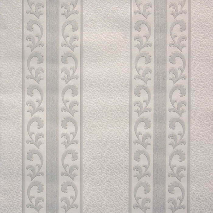 Tapet clasic, alb, gri, dormitor, living, hol, Palitra PL51006-14