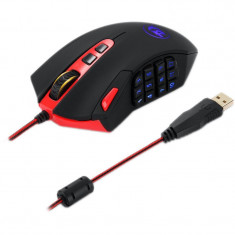 Mouse Gaming Redragon Perdition2 Black, 24000 dpi, 12000 FPS, Led Multi-Color,... foto